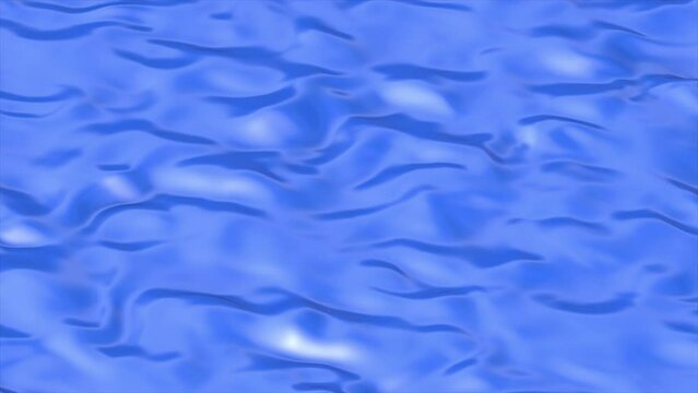 Glossy Blue Water Surface Texture Wave Background
