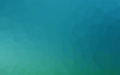 Light BLUE vector blurry triangle pattern.