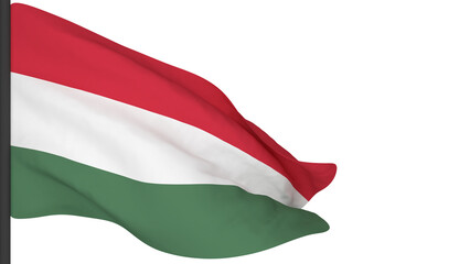 national flag background image,wind blowing flags,3d rendering,Flag of Hungary