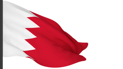 national flag background image,wind blowing flags,3d rendering,Flag of Bahrain