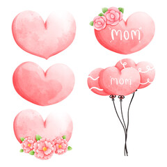 Happy mother's day element, vector illustration