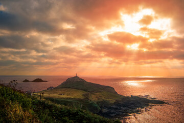 Sunset over cape Cornwall - 493737474