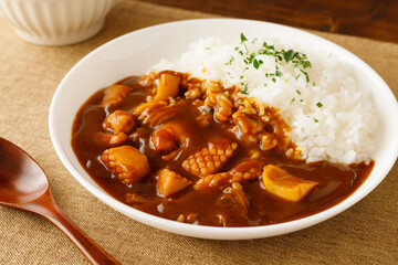 シーフードカレー