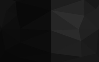Obraz premium Dark Silver, Gray vector abstract polygonal layout.