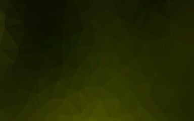 Dark Green vector triangle mosaic template.