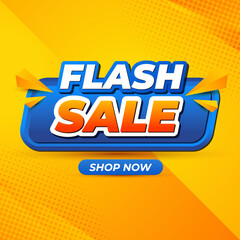 Flash Sale Background Banner design