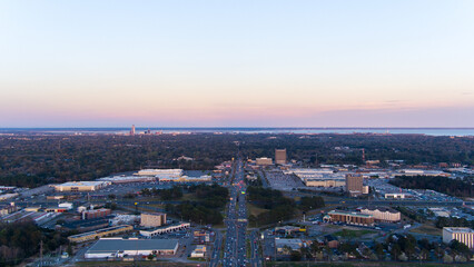Fototapeta premium Mobile, Alabama cityscape 