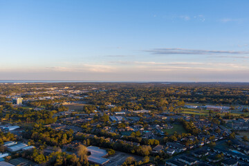 Aerial view of West Mobile 
