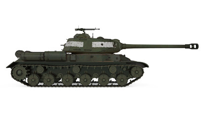 Military Tank Isolated