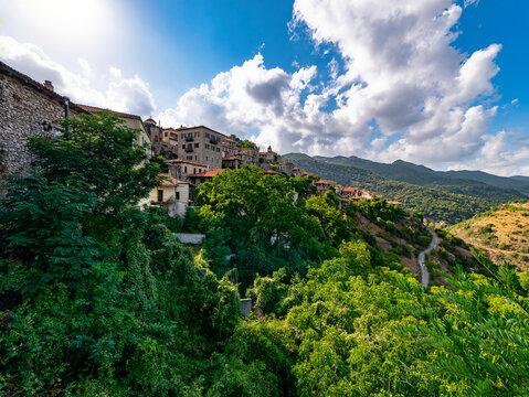 Dimitsana is a delightful medieval village in Arcadia, Peloponnese, Greece. The picturesque village is at an altitude of 1000 meters (3,280 feet). 