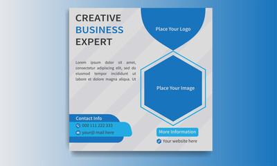 Premium quality business promo template design.