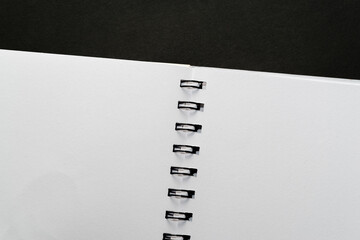 無地のスケッチブック