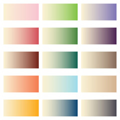 A set of backgrounds with a gradient transition from the color of papyrus to other colors.