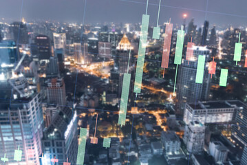 Obraz premium Digital information about real estate valuation concept.