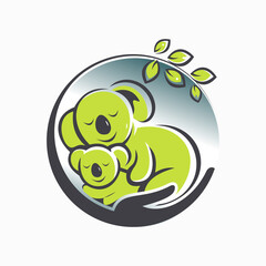 love koalas logo vector