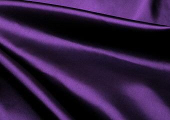 Luxury violet silk wavy textile background