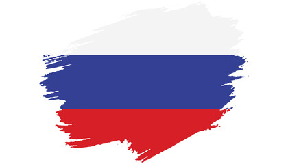 Russia National Flag Illustration