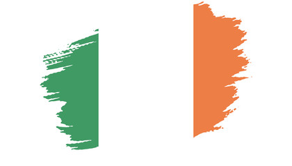 Ireland National Flag Illustration