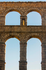 Acueducto de Segovia, Castilla León, España.