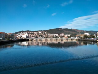 Fototapeta na wymiar view of the city of Pontevedra country