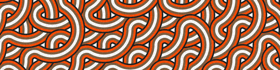 Naklejka premium Colour Hexagon Tile Connection art background design illustration