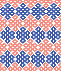 Vector seamless pattern. Weaving Pattern square more frequent, Vector seamless pattern. Modern stylish texture. Trendy graphic design for out clothes test equipment, interior, wallpaper  full color.