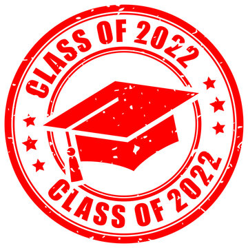 Class Of 2022 Grunge Graduation Badge