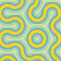 Colour Hexagon Tile Connection art background design illustration