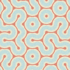 Colour Hexagon Tile Connection art background design illustration