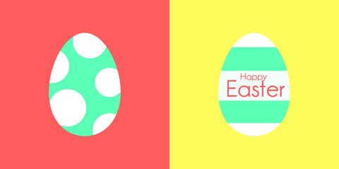 Happy easter, the holiday of spring. banner graphic flat design