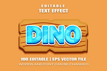 text effects Dino