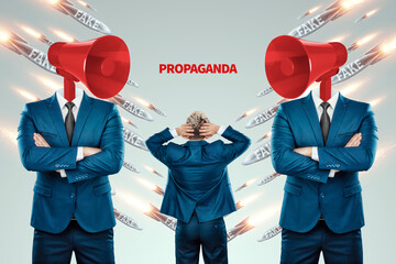 Television zombifies people through propaganda. Manipulation of the crowd with the help of fakes,...