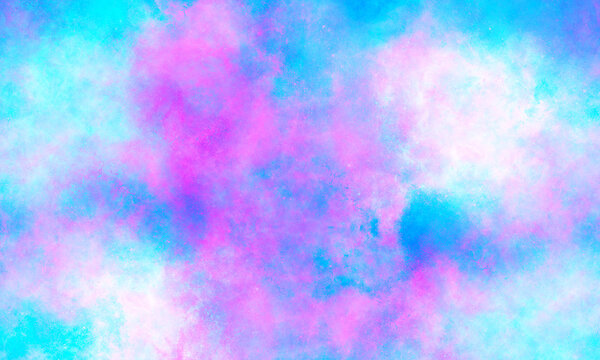 Colorful Purple And Blue Galaxy   Background