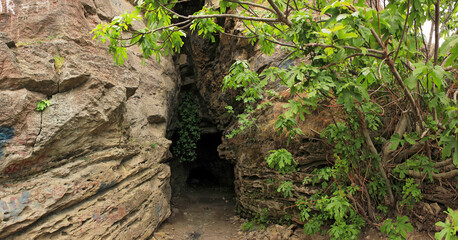 Stepan Razin's cave in Baku.