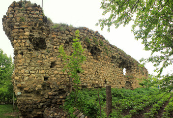 Old ruins of a fortress in the village.
