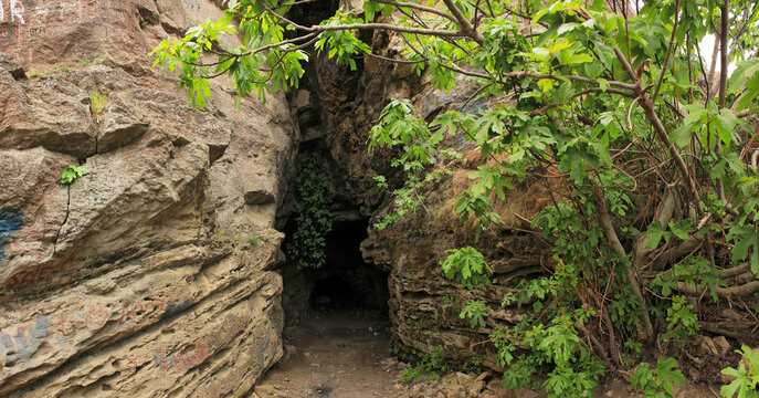 Stepan Razin's cave in Baku.