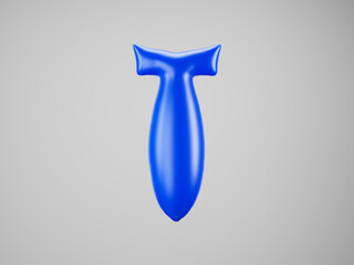 rocket symbol - a template for a balloon