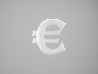 euro symbol - balloon template