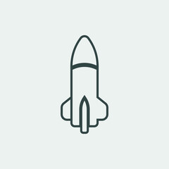  Rocket missile icon