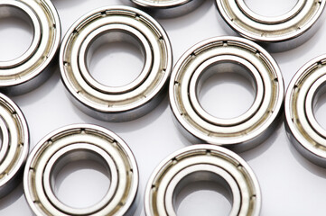 Round stainless steel bearings pattern