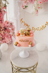 Birthday cake for girl