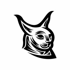 Lynx head logo icon vector template