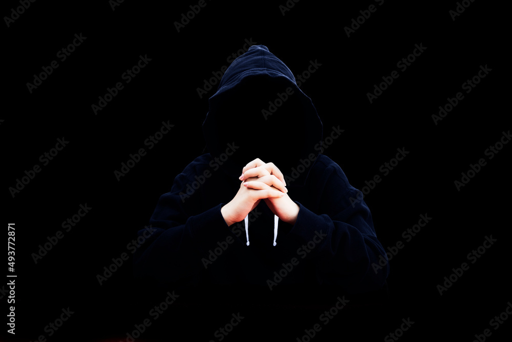 Poster cyber attack hacker dark background. security system and internet crime concept.
