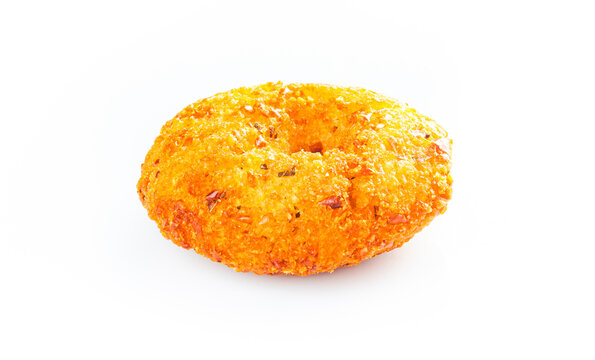 Delicious Creole fried spicy donuts named ''Bonbon piment'' - creole food - Reunion island