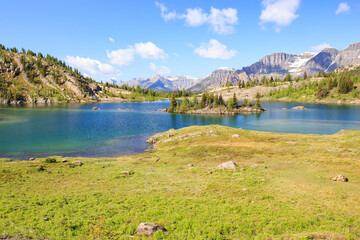 Rock Isle Lake Sunshine Meadows Canadian Rockies