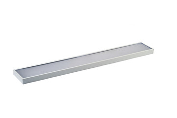 LED lamp for non-residential and public spaces on a white isolated background. Power saving