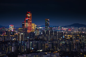 Obraz premium Seoul city view 