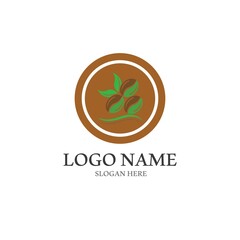 coffee bean icon vector illustration