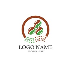 coffee bean icon vector illustration
