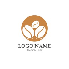 coffee bean icon vector illustration